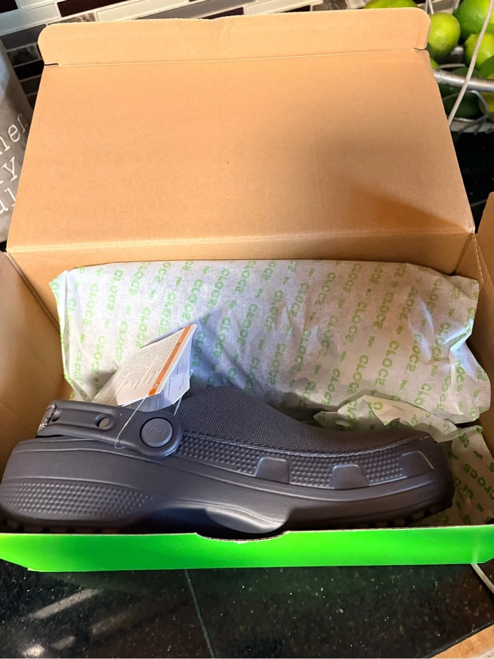CROCS Kids in Charcoal Gray
